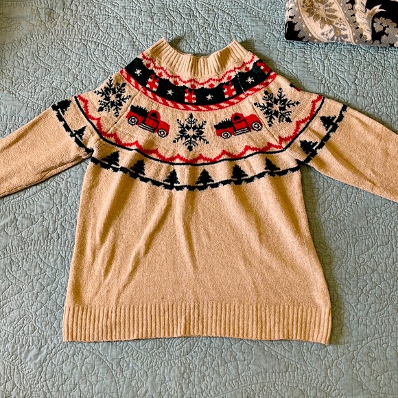 Maurices Sweaters - Maurice’s Red Truck Swester